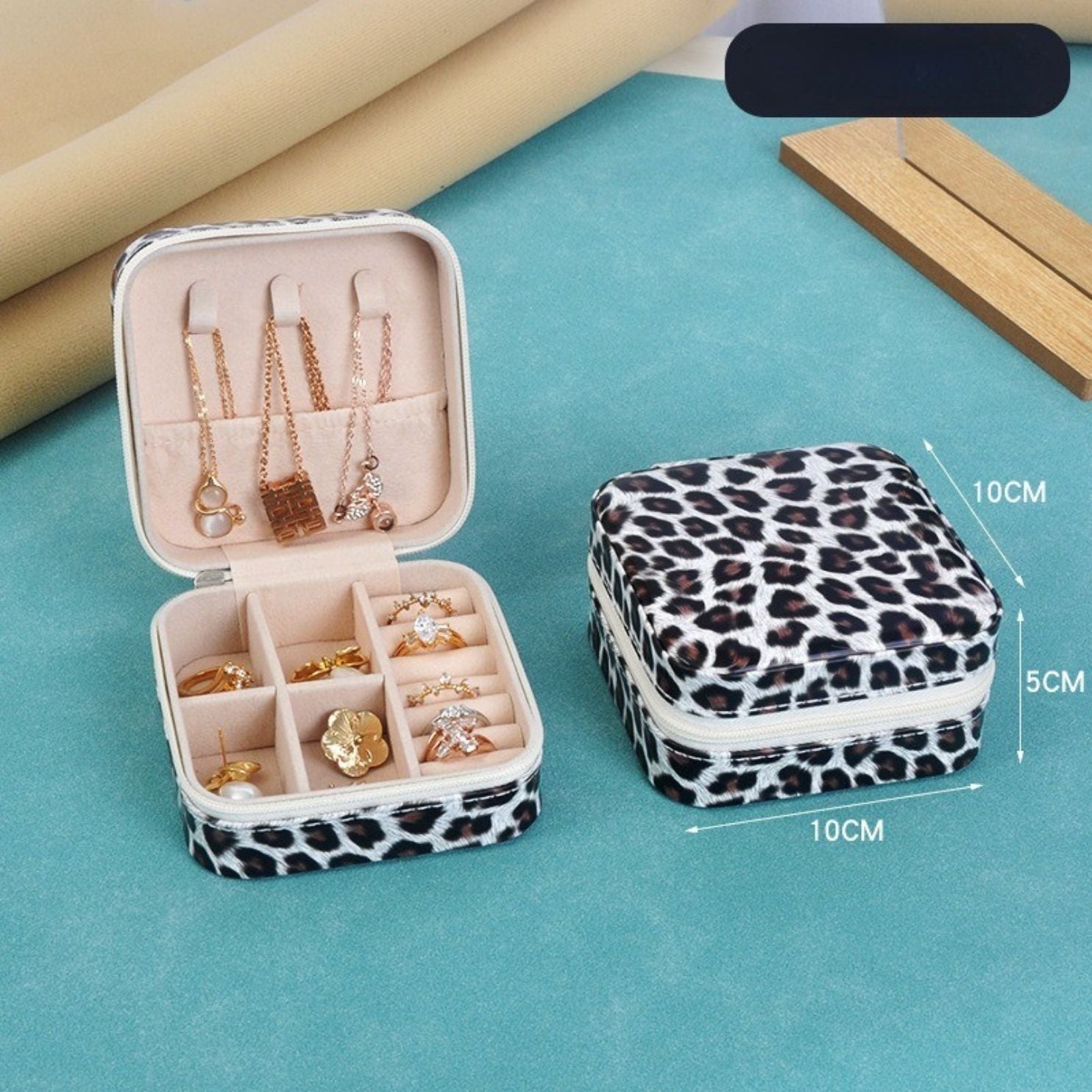 💎 Jewelry Organizer Portable Small Trinket Storage Box
