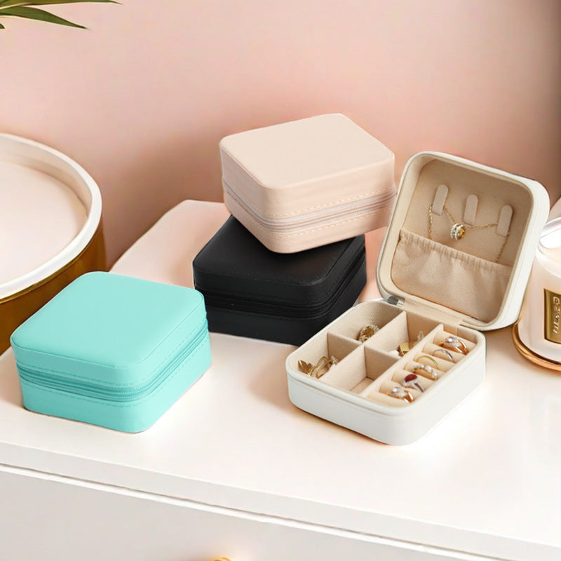 💎 Jewelry Organizer Portable Small Trinket Storage Box