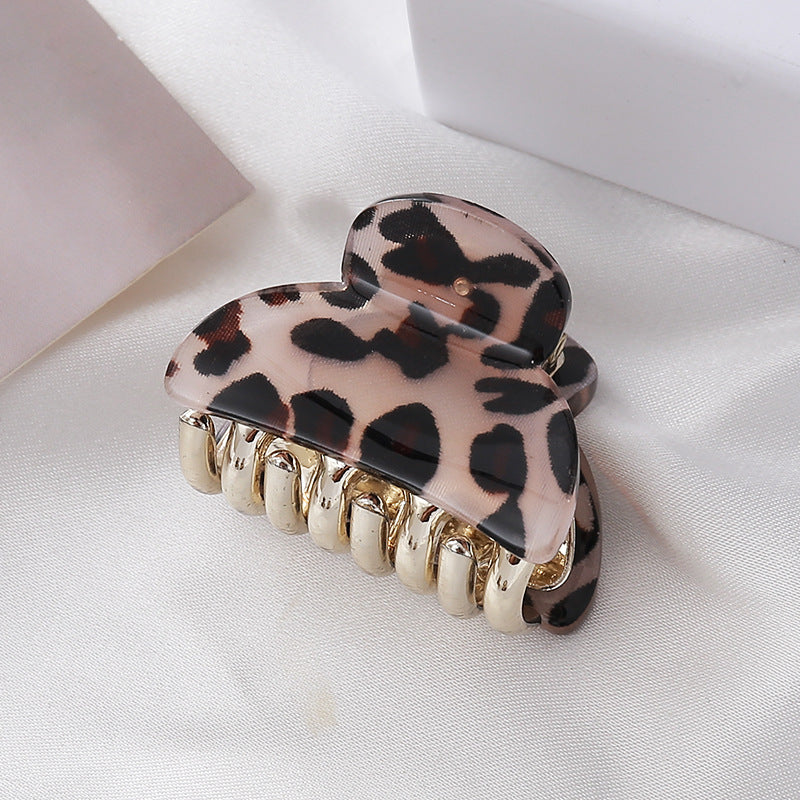 🐆 Leopard Print Acrylic Hair Clip – Chic & Bold Style