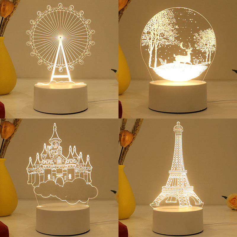 3D Holographic Lamp