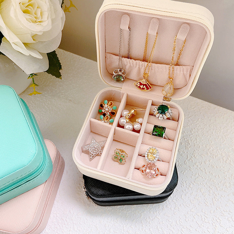 💎 Jewelry Organizer Portable Small Trinket Storage Box
