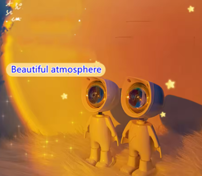 Mini Robot Sunset Projector Light