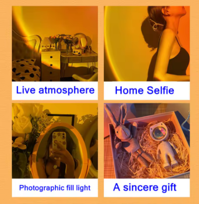 Mini Robot Sunset Projector Light