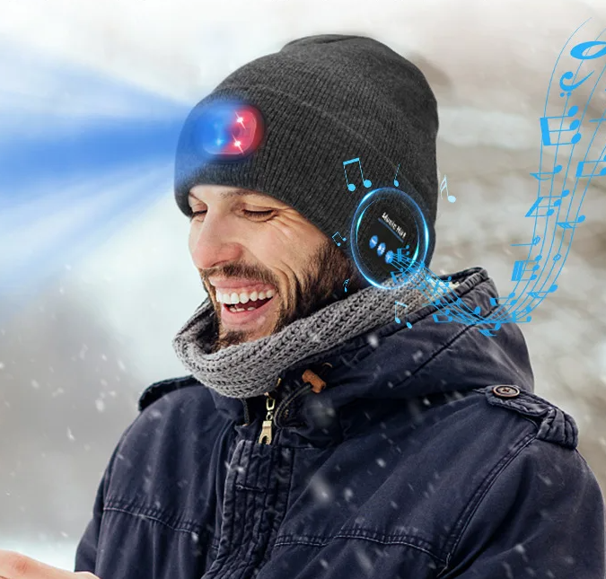 Bluetooth Beanie with Light