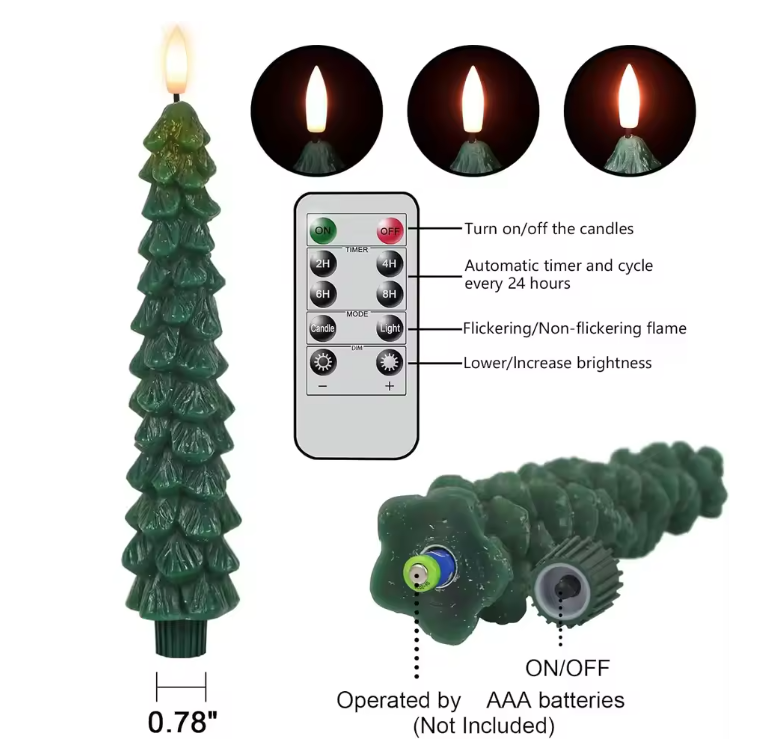 🎄Christmas Tree Flameless Candle