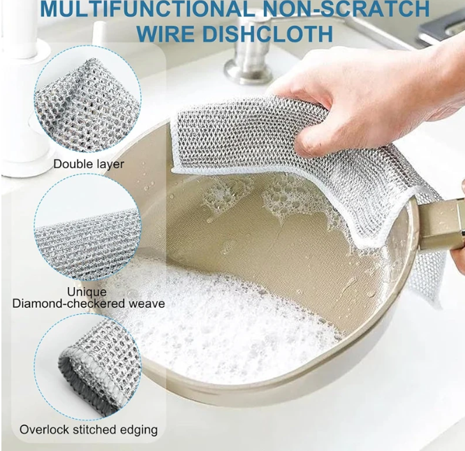 Non-Scratch Dishwashing Cloth