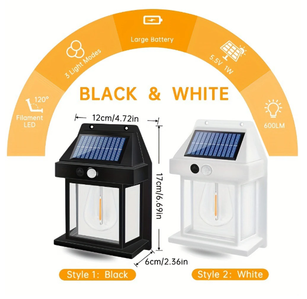 Outdoor Waterproof Solar Wall Lamp